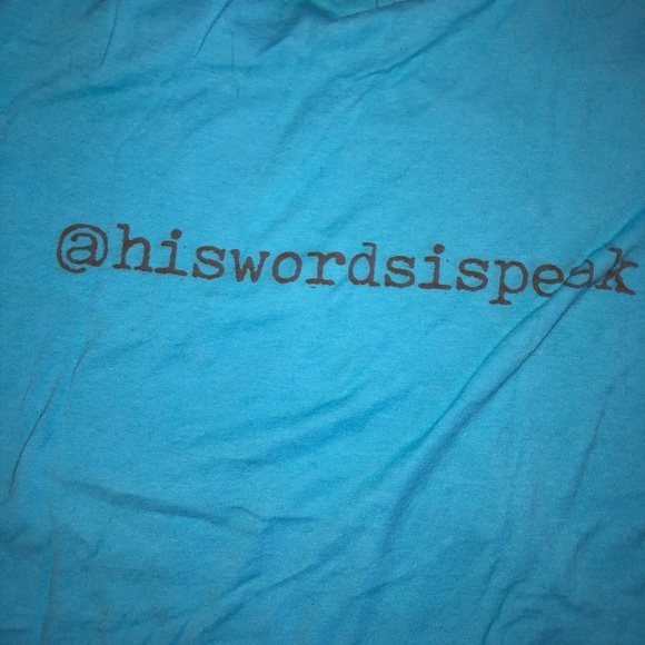 4/$25 -Coffee & Jesus Blue T-shirt @hiswordsispeak - Picture 6 of 7